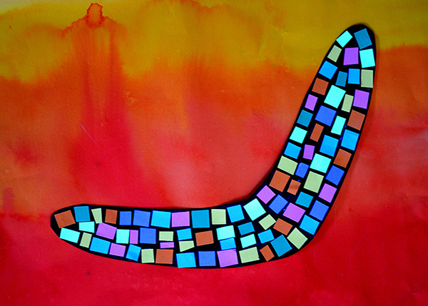 Colourful Boomerangs